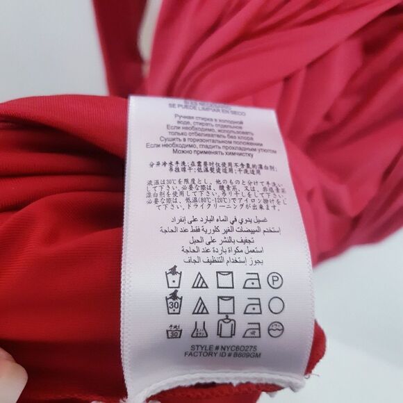 NWOT BCBGMaxAzria Raspberry Ruched Lark Dress - Picture 9 of 16